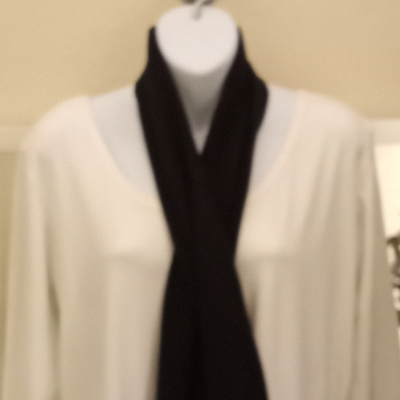 Black  Pashmina Cashmere Feel Winter Scarf - Picture 3 of 16